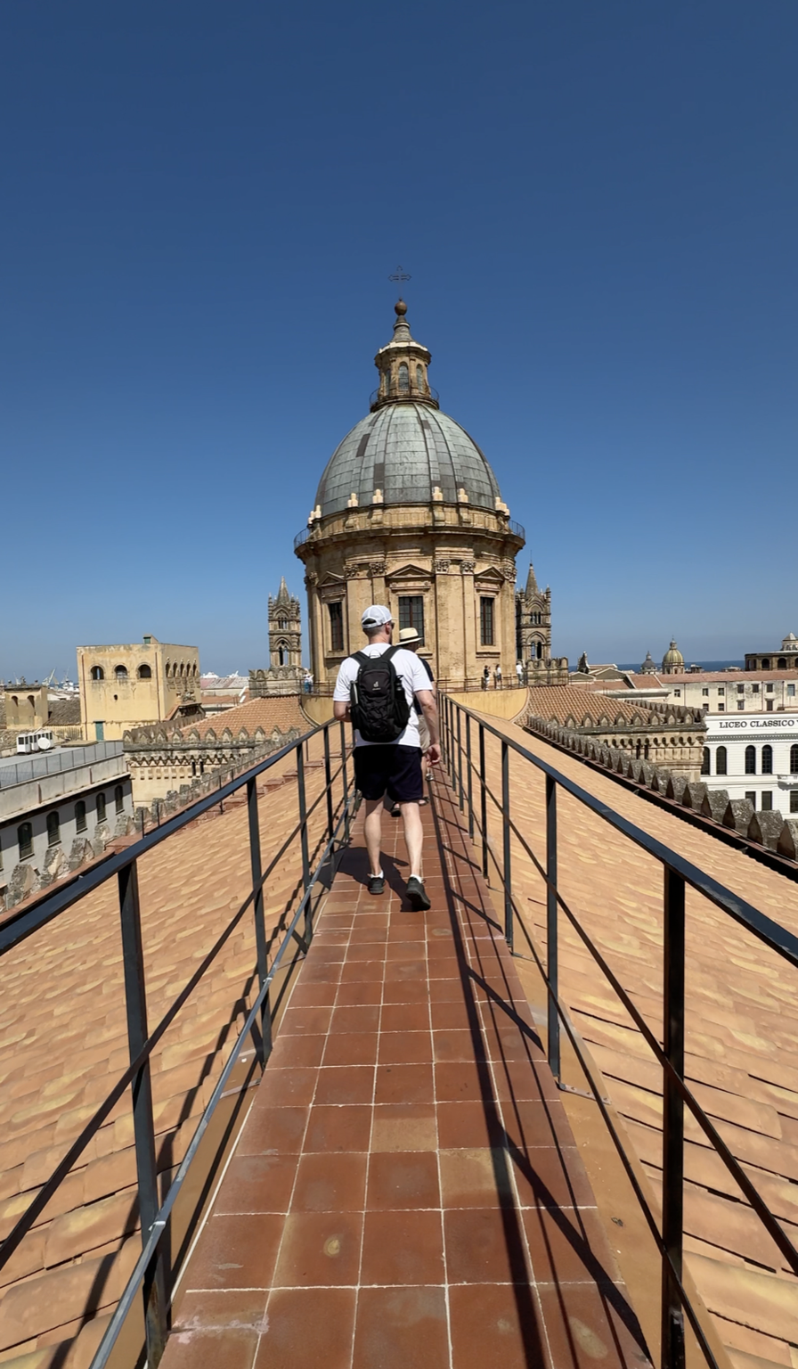 Dach Kathedrale von Palermo