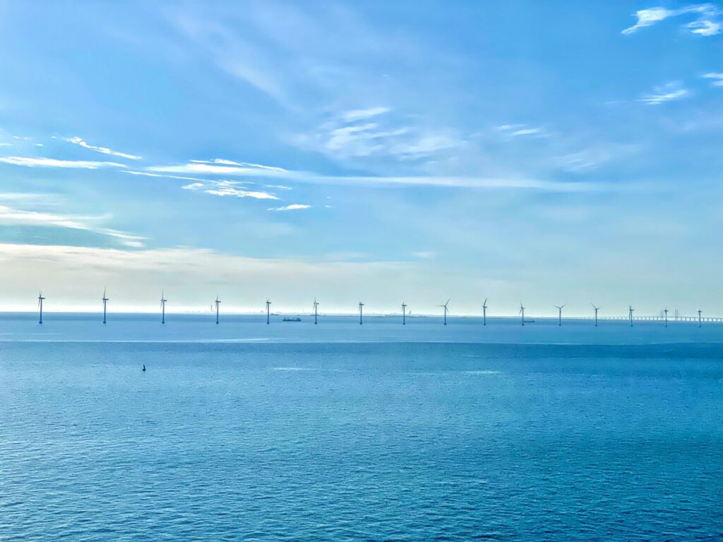 Windränder im Meer 
