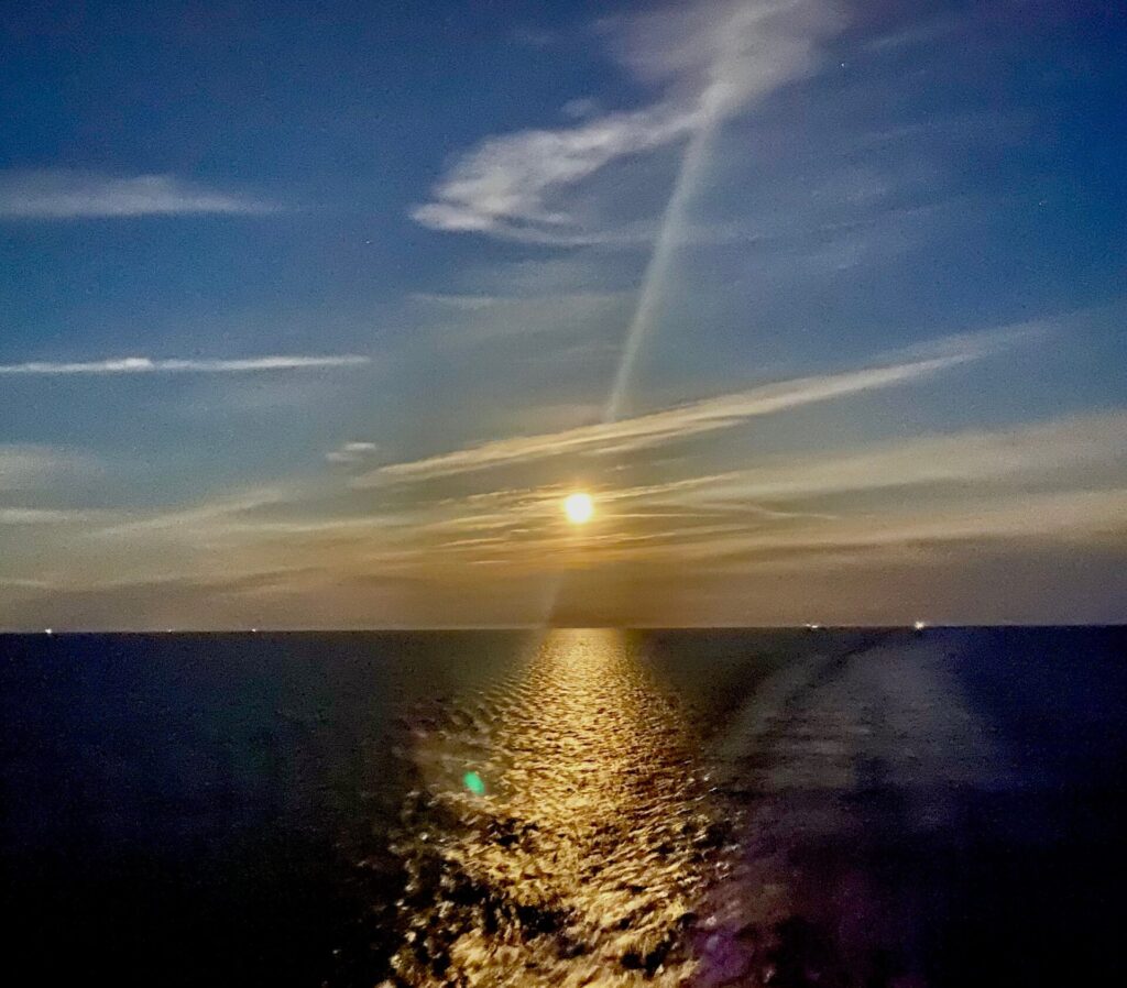 Sonnenuntergang auf dem Meer