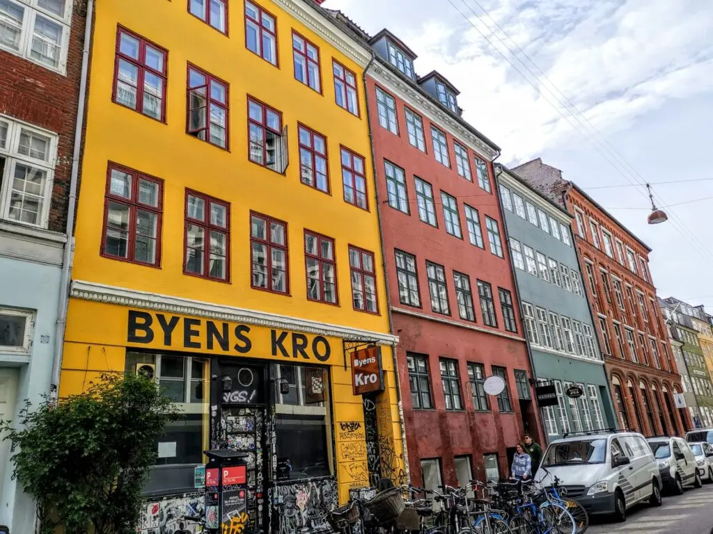 Bunte Häuser am Nyhavn in Kopenhagen