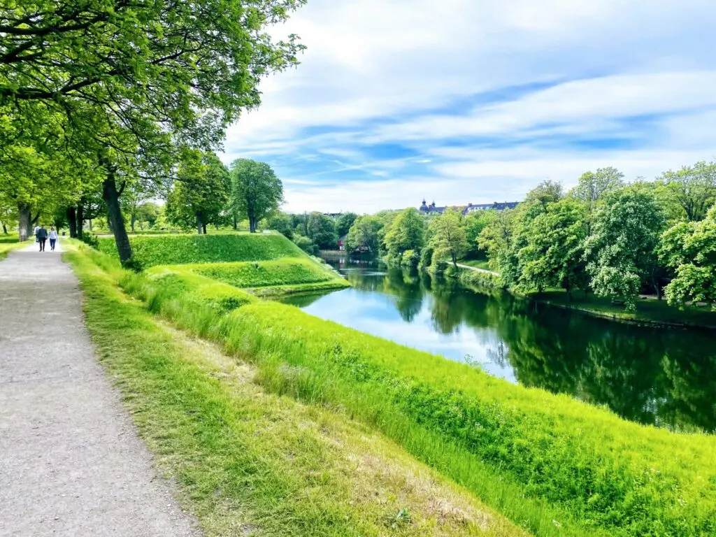 Gehweg im Kastell von Kopenhagen