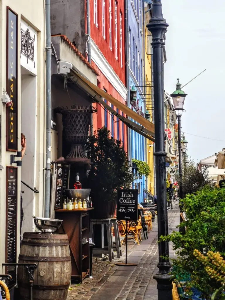 Bunte Häuser am Nyhavn in Kopenhagen