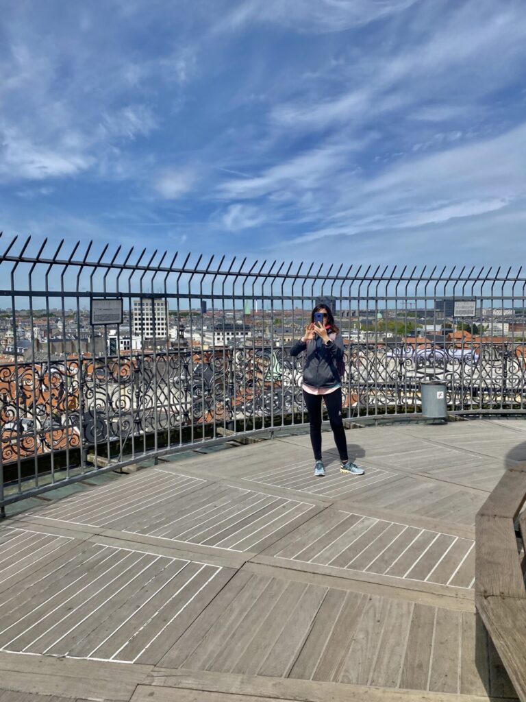 Aussichtsplattform im Rundetårn mit Blick auf Kopenhagen