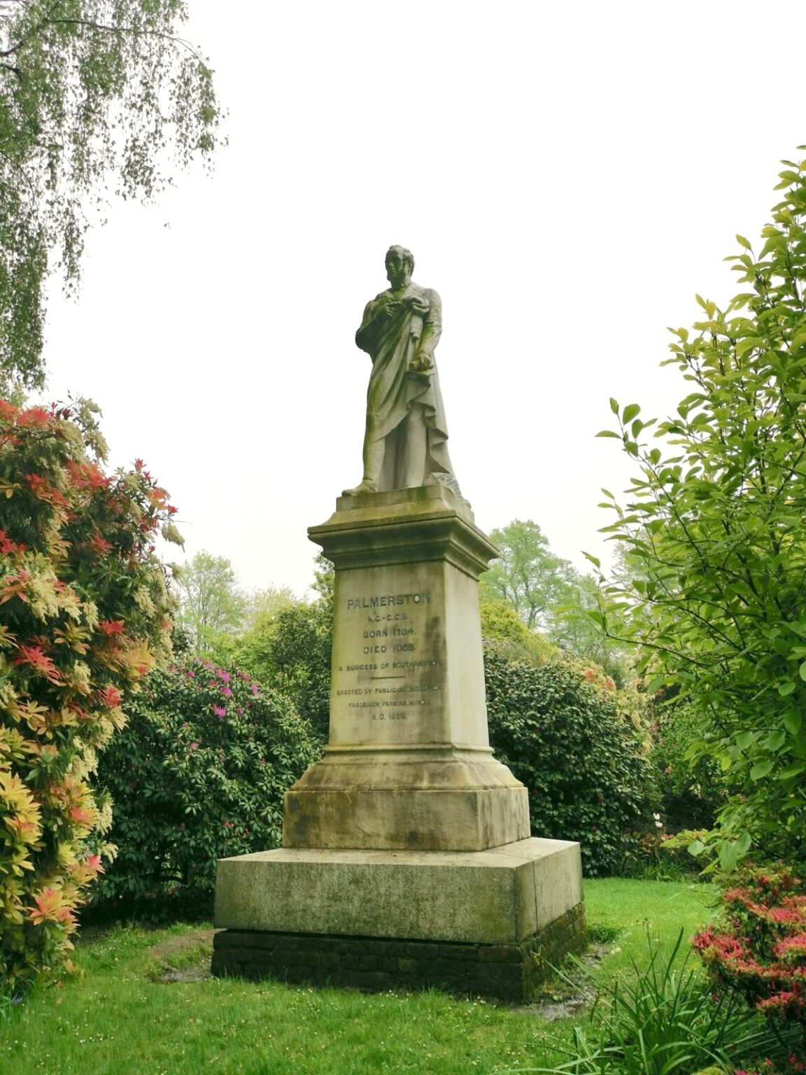 Denkmal im East Park in Southampton