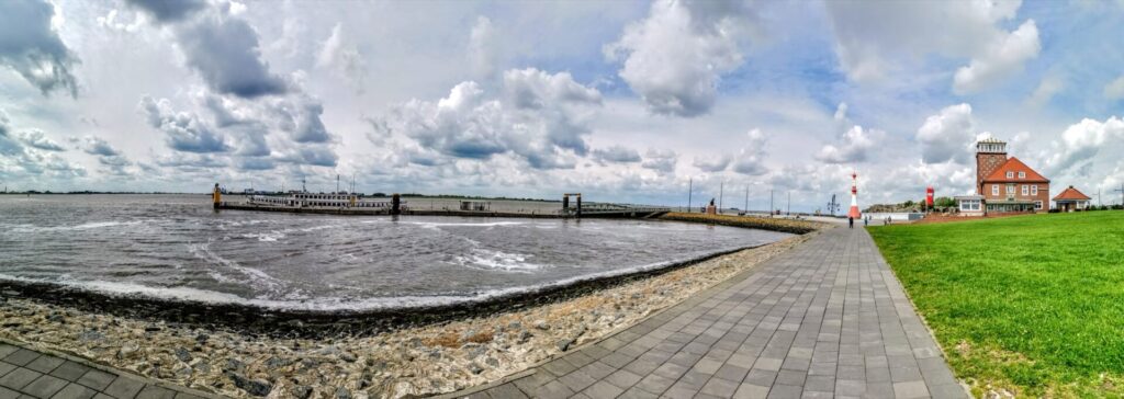 Panorama Promenade am Bremerhaven