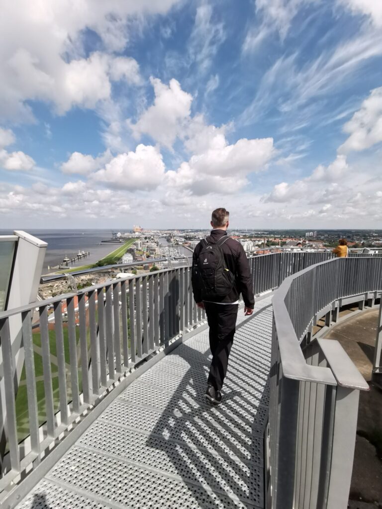 Steg auf dem Sail City im Bremerhaven