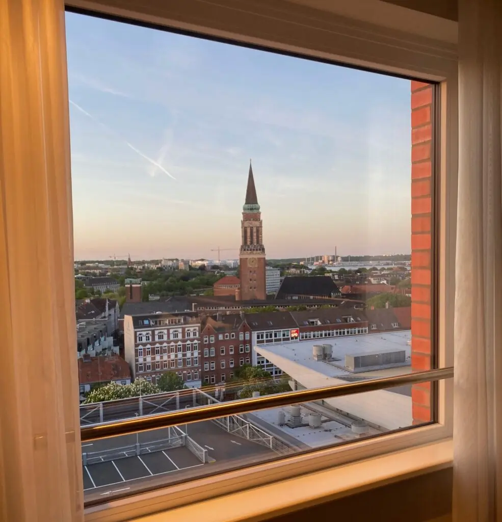 Blick aus Fenster auf Kiel