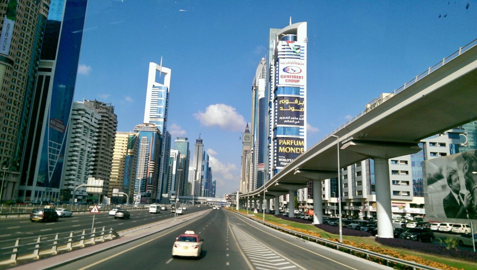 Straße in Dubai