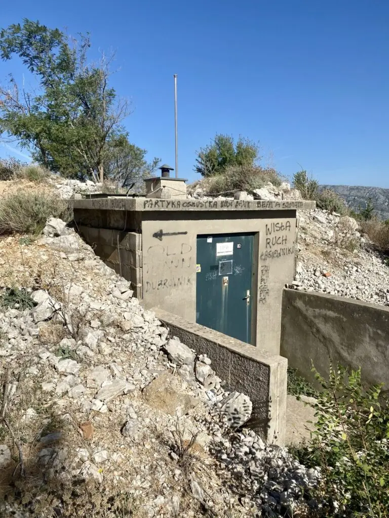 Eingang Bunker in Dubrovnik