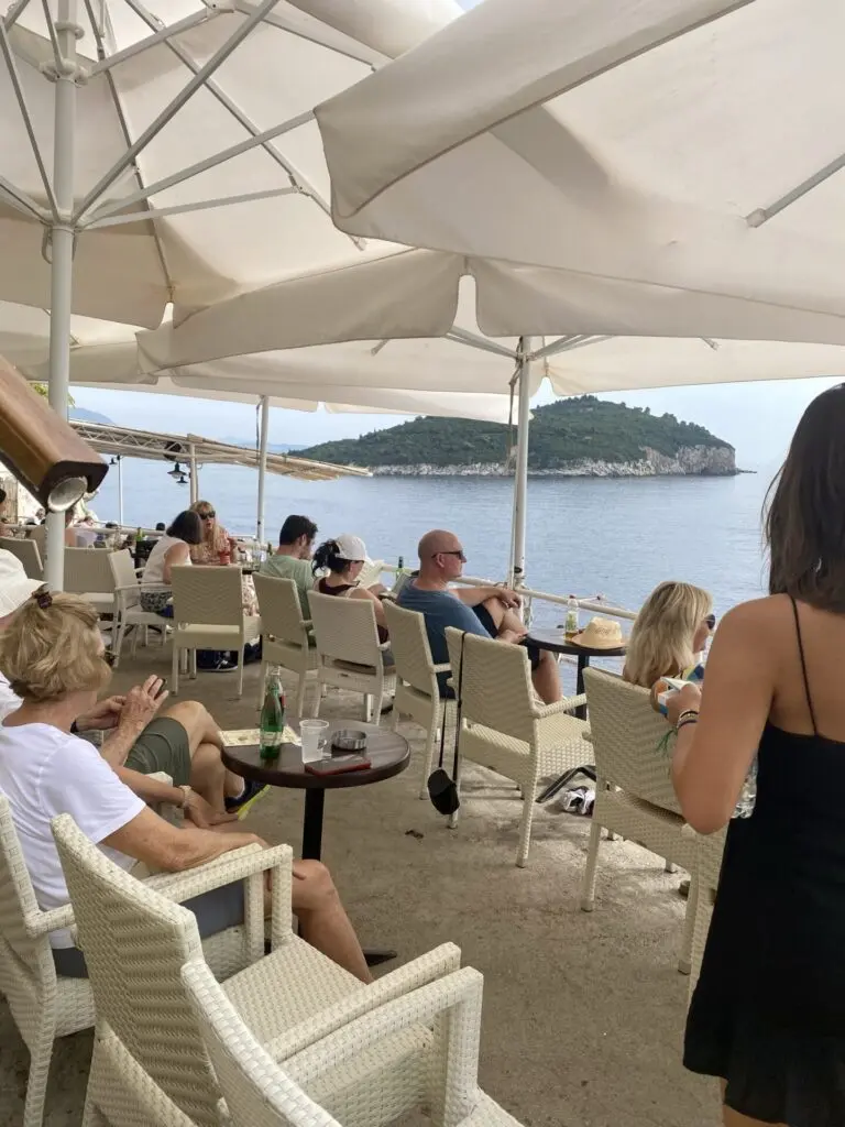 Aussicht Buza Bar in Dubrovnik