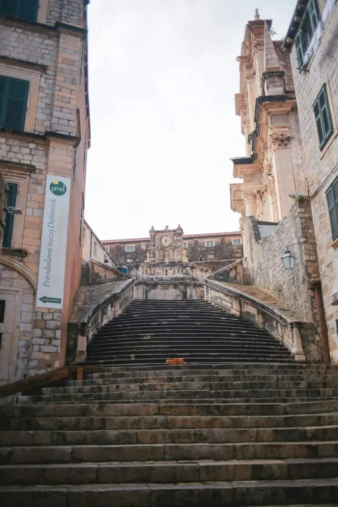 Jesuitentreppe - Jesuit Stairs in Durbrovnik