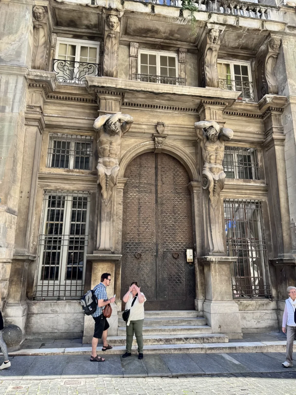 Eingang Palazzo Giovanni Carlo Brignole