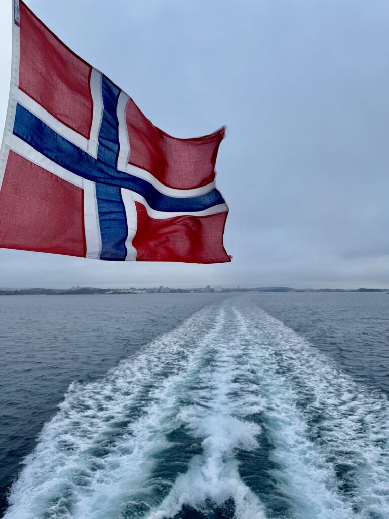 Fahrrinne am Lysefjord