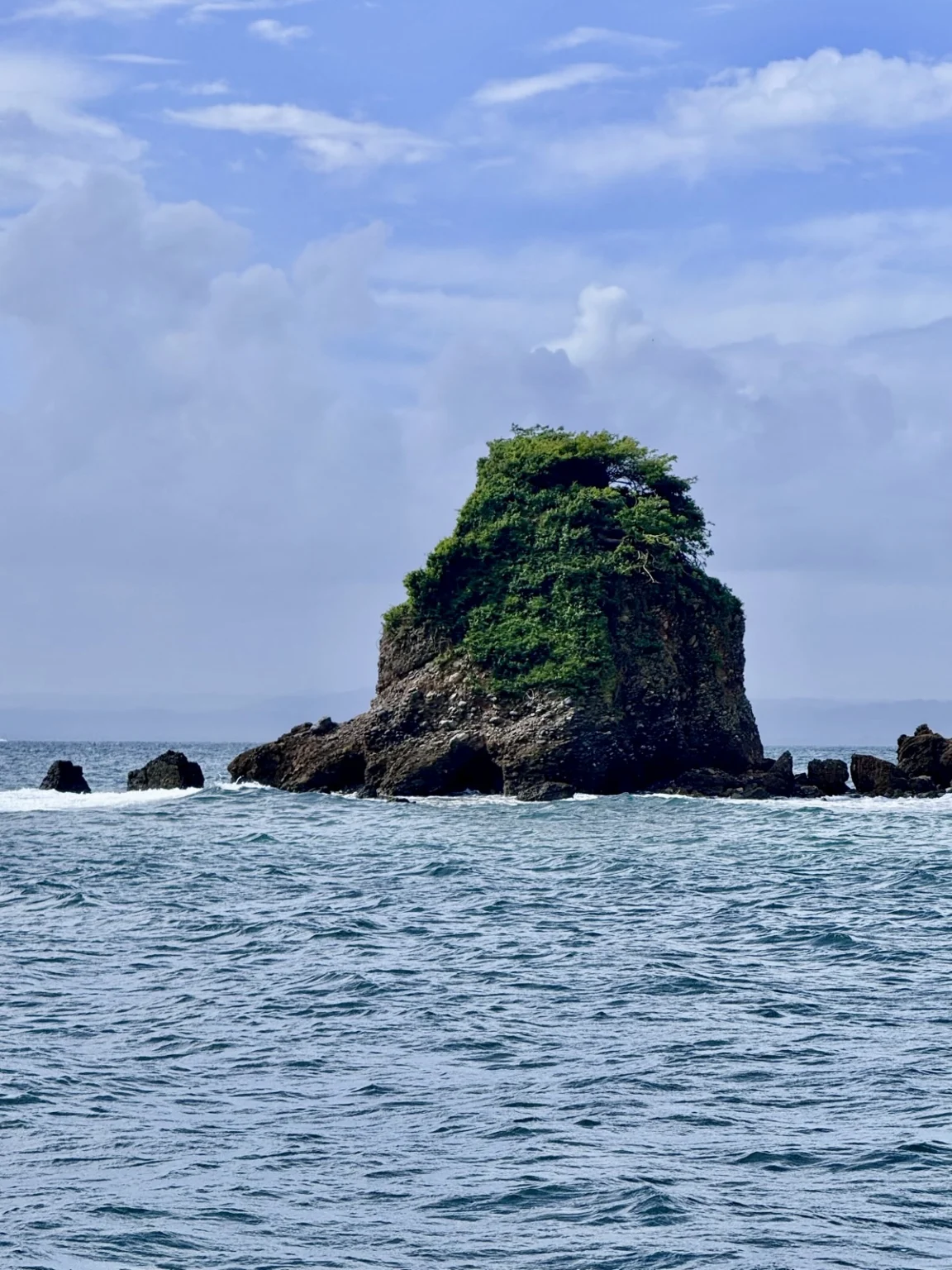 Fels im Meer vor Samana