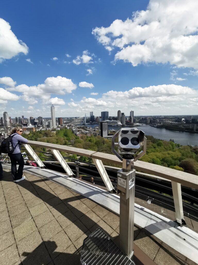 Ausblick vom Euromast in Rotterdam