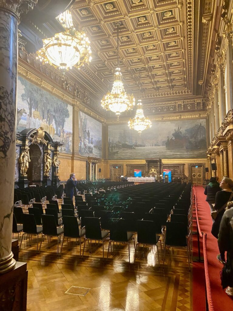 Festsaal im Rathaus Hamburg