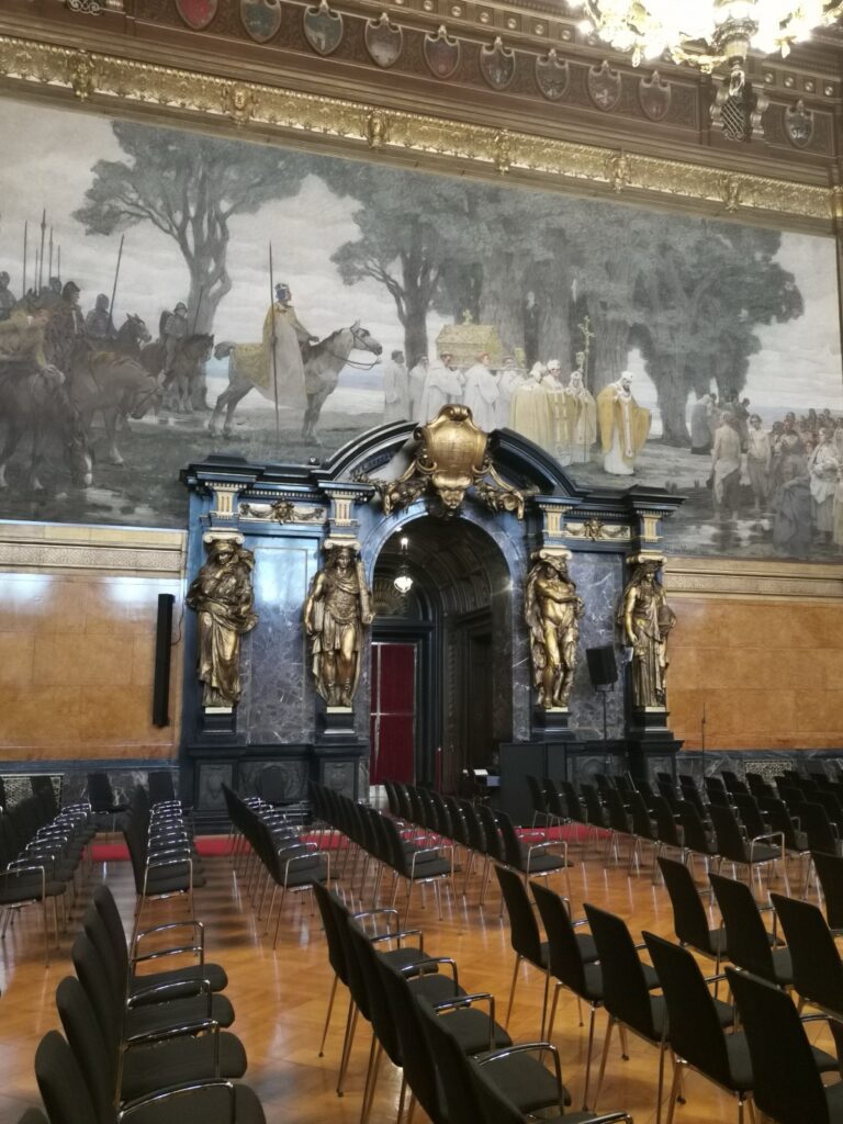Eingang Festsaal im Rathaus Hamburg