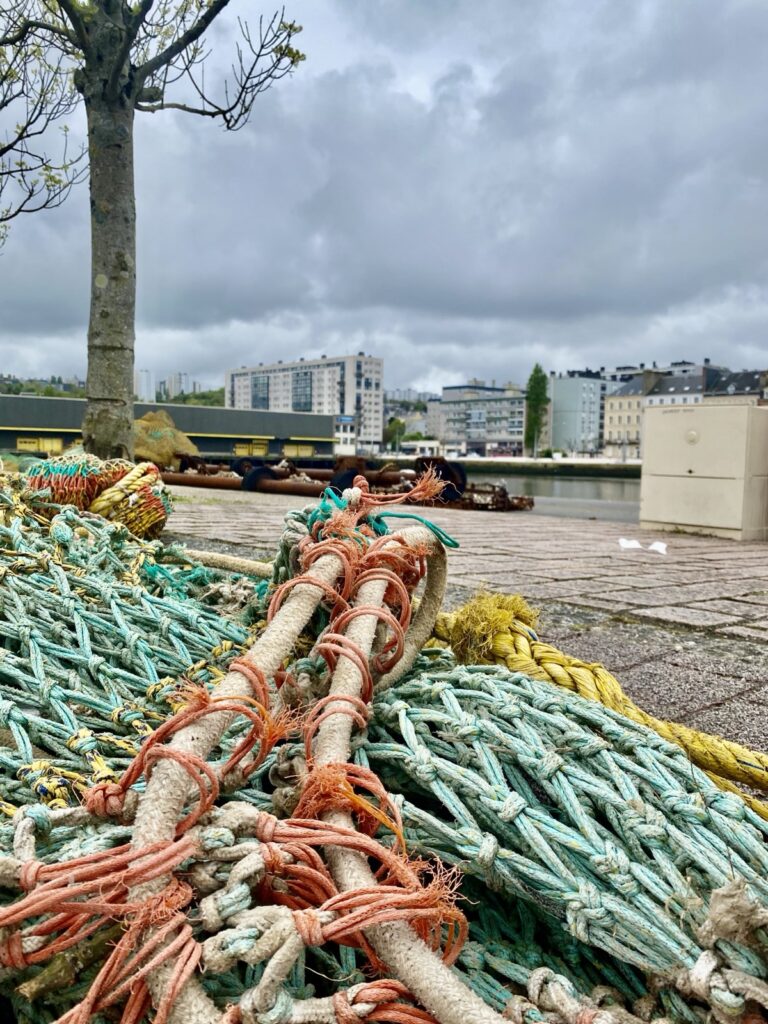 Fischernetz in Cherbourg