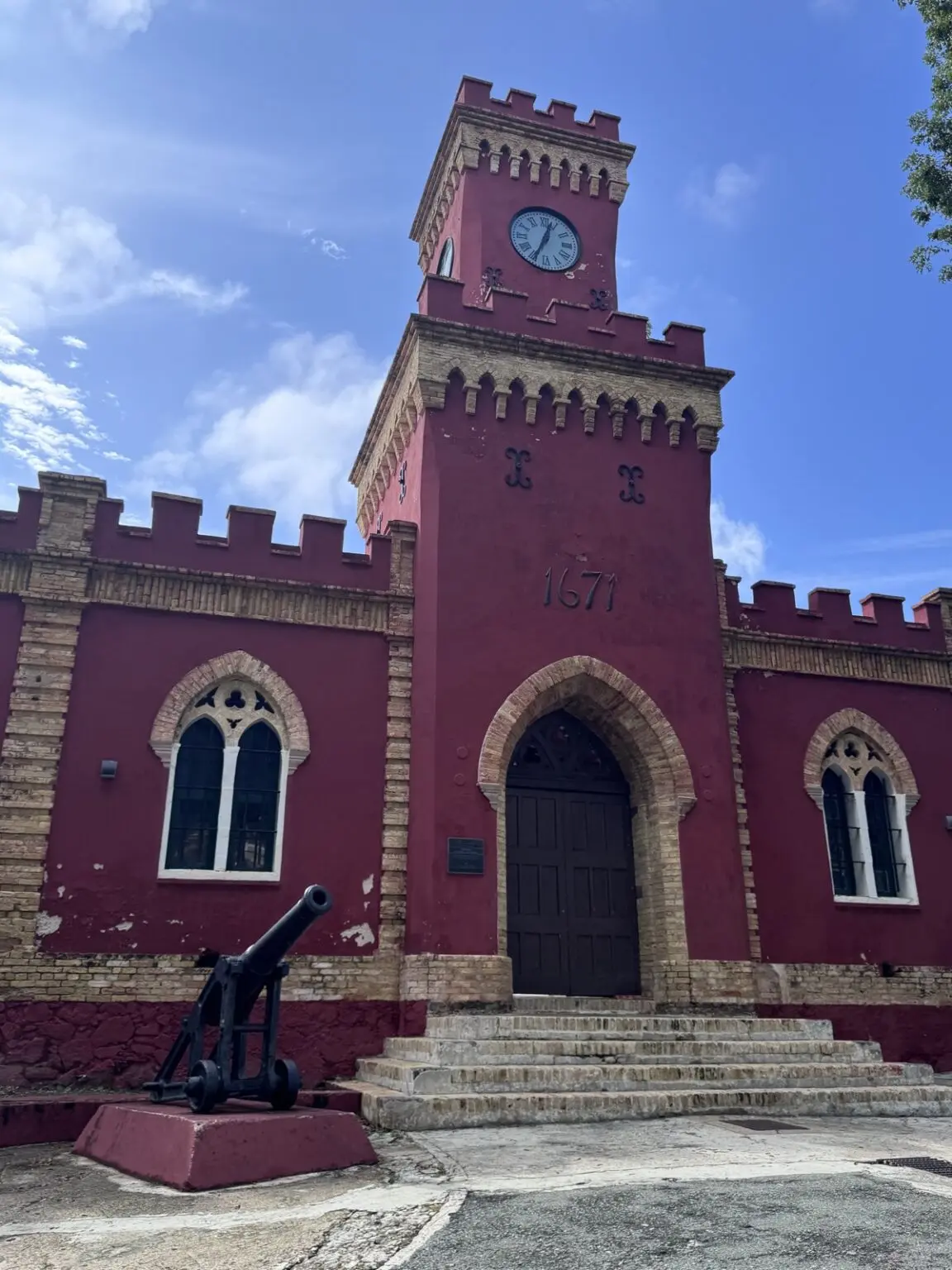 Fort Christian in Saint Thomas