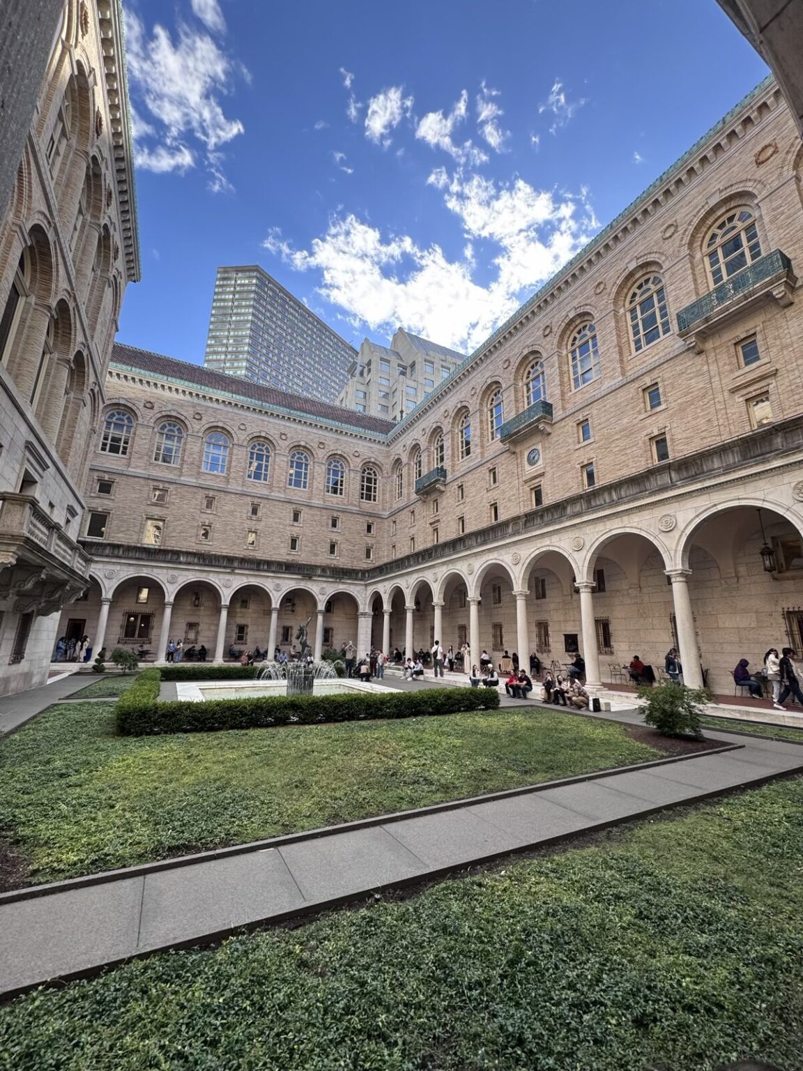 Garten Innenhof Boston Public Library