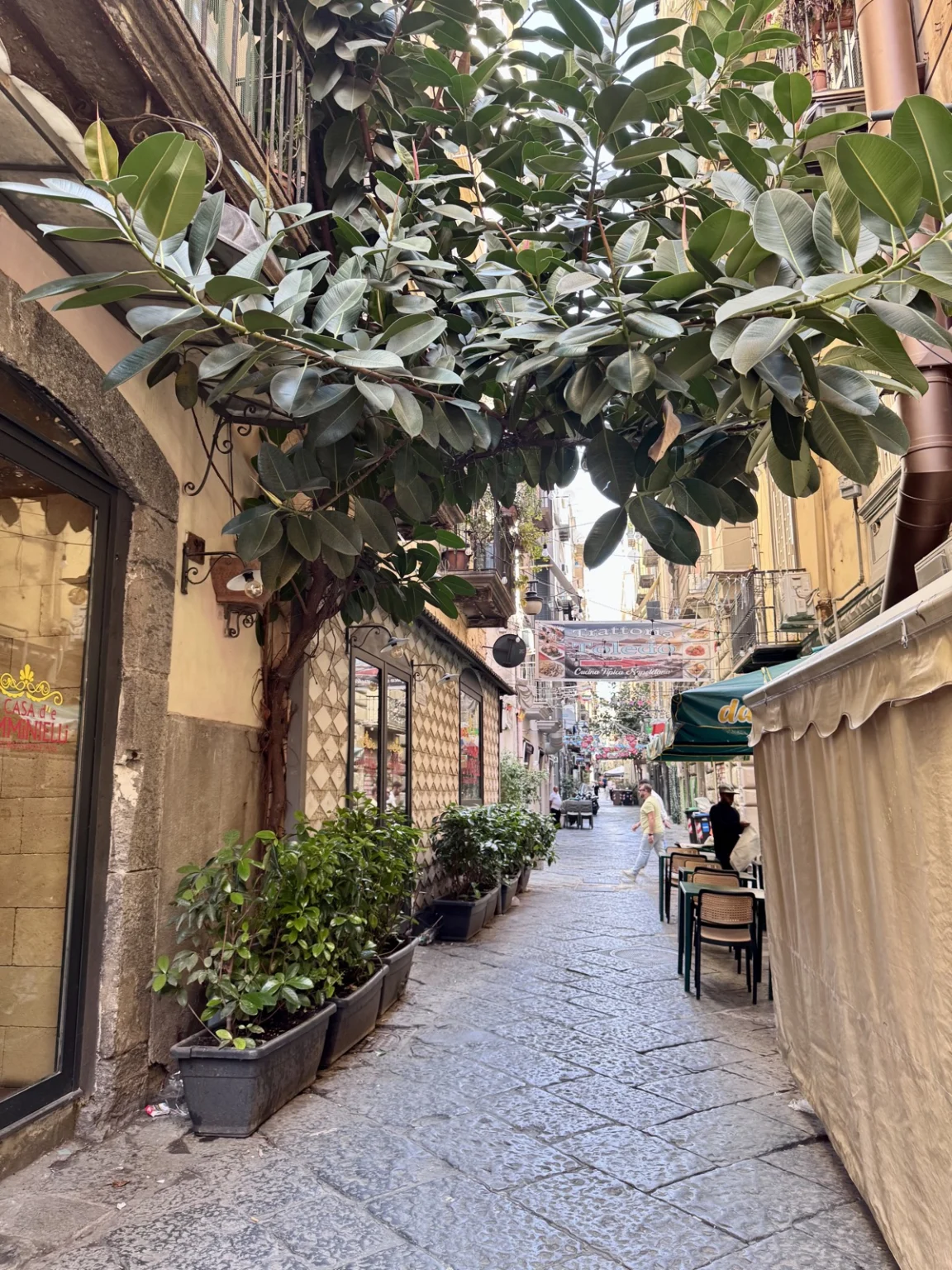 Gasse im Zentrum von Neapel