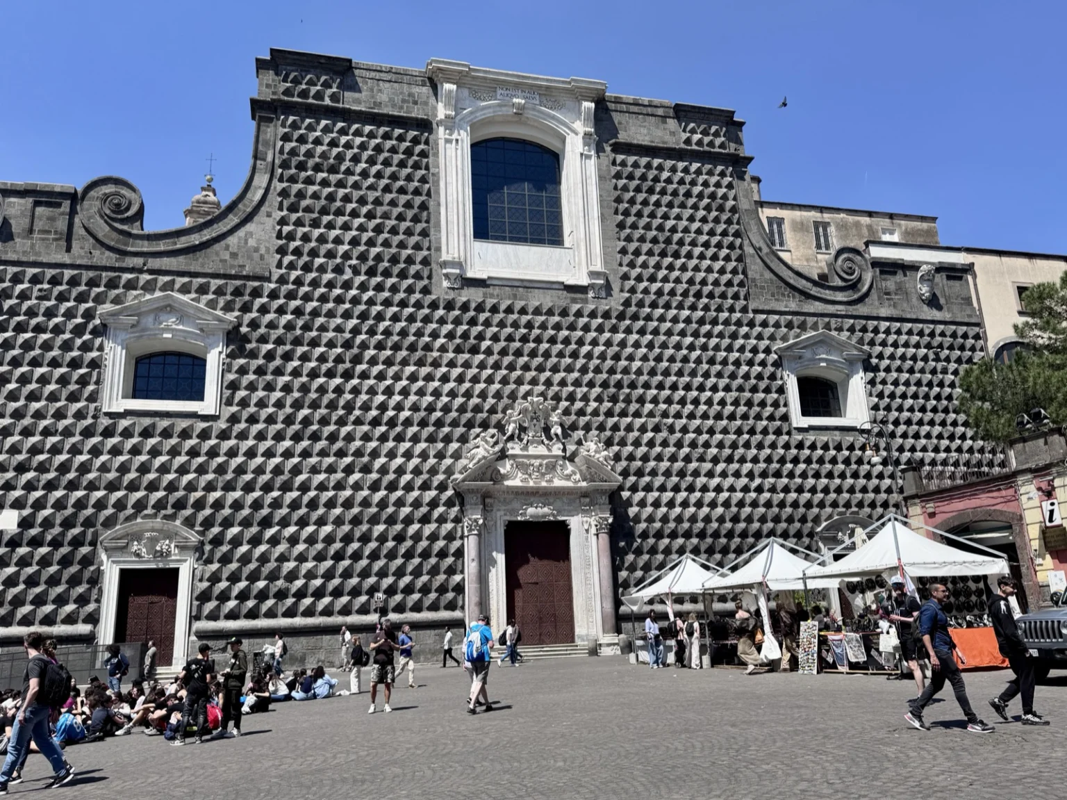Piazza del Gesù Nuovo in Neapel