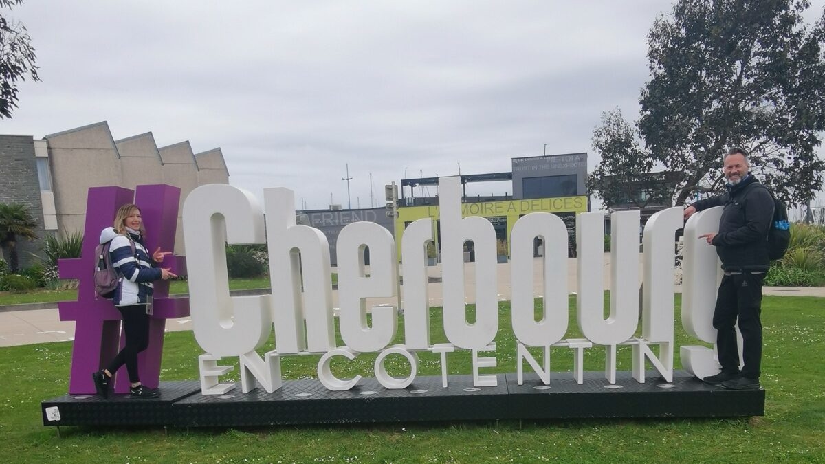 Schriftzug # Cherbourg 