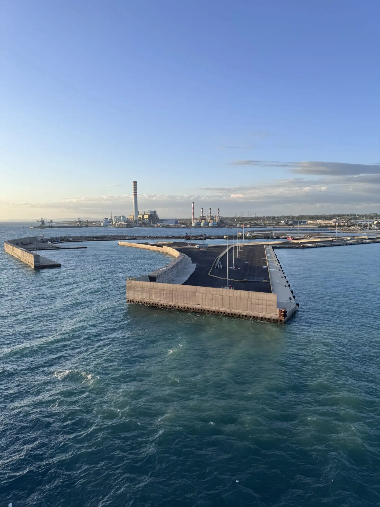Hafen Civitavecchia in Italien
