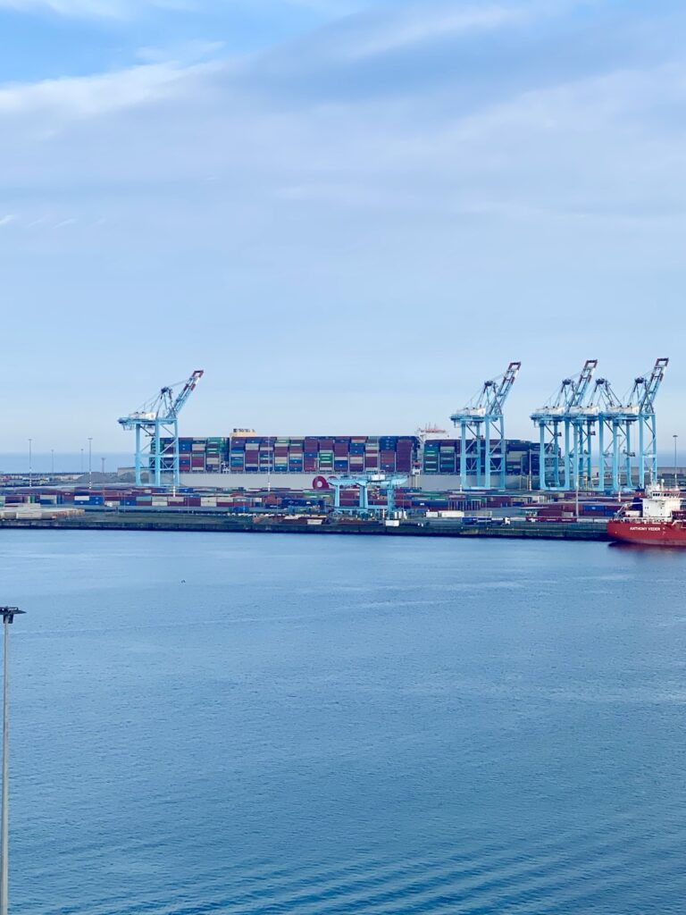 Industriehafen in Zeebrügge