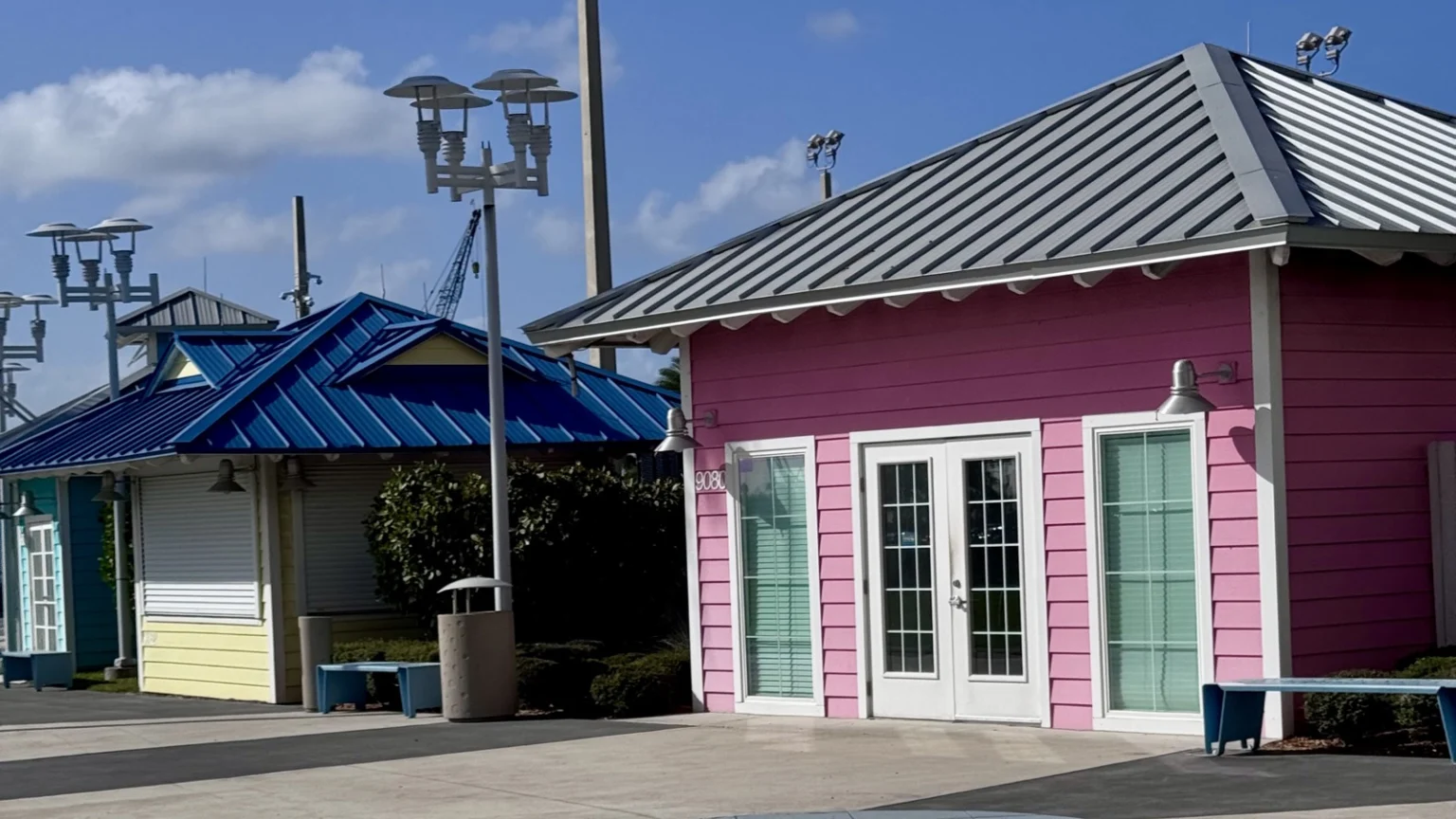 Bunte Shops am Hafen Port Canaveral