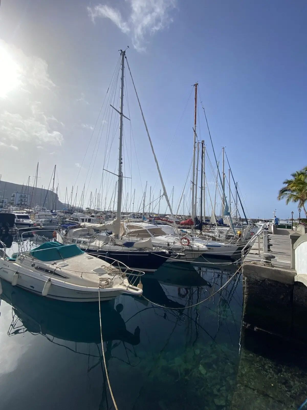 Yacht-Hafen in Puerto de Mogán auf Gran Canaria