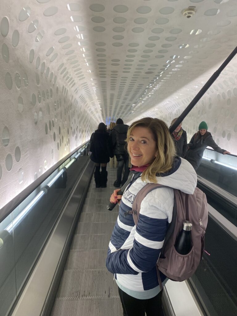 Rolltreppe in der 
Elbphilharmonie Hamburg
