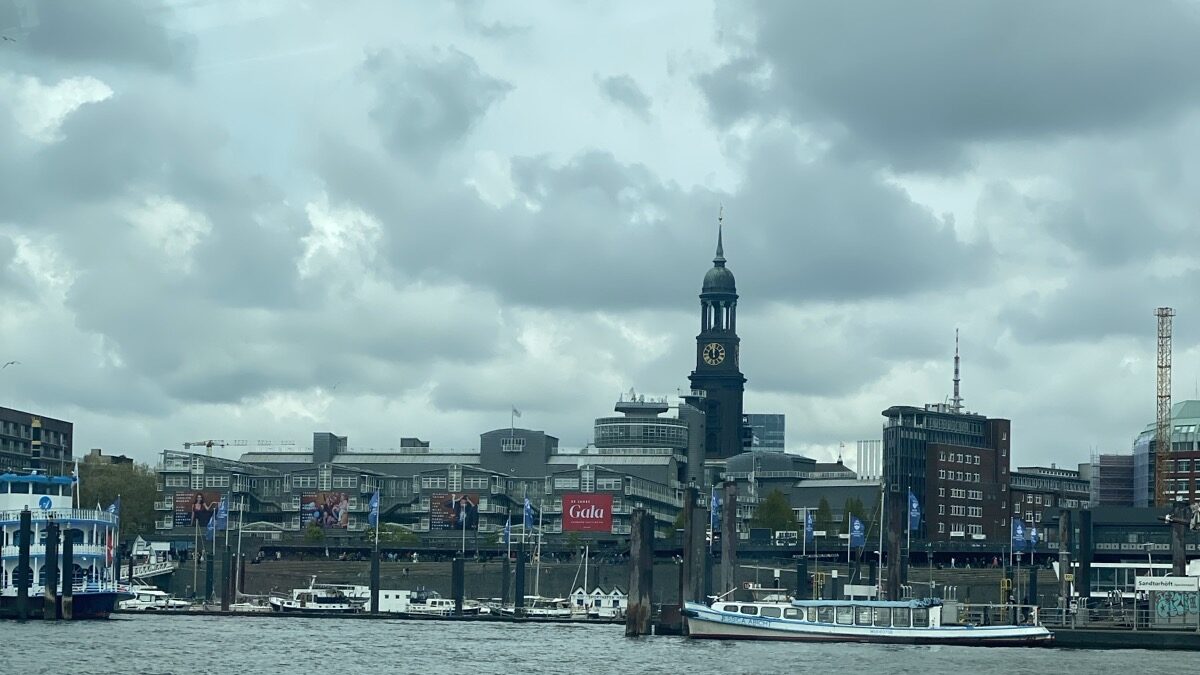 Blick auf Hamburg 