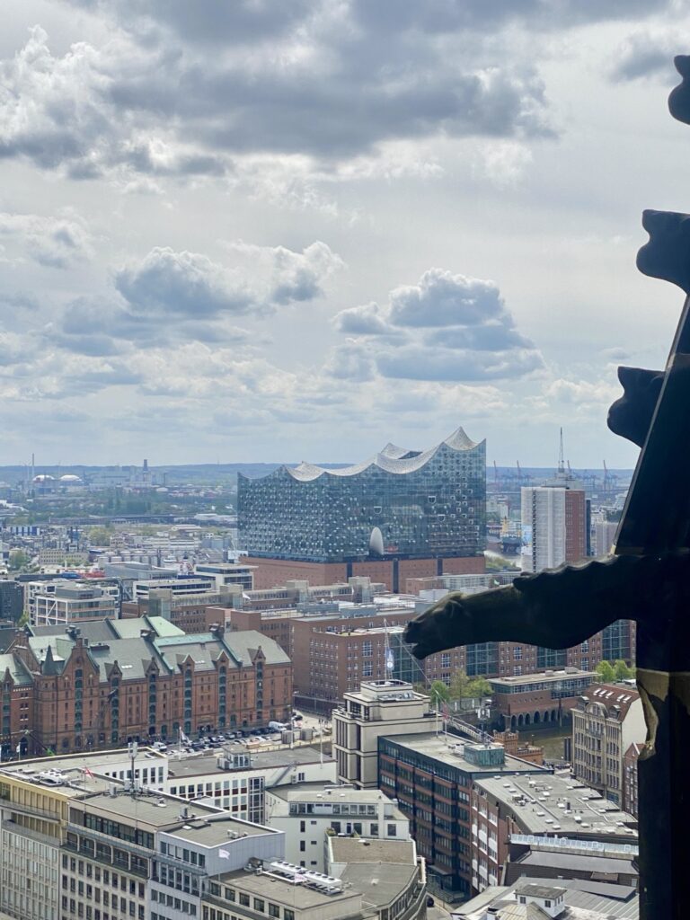 Aussicht Turm Mahnmal St. Nikolai