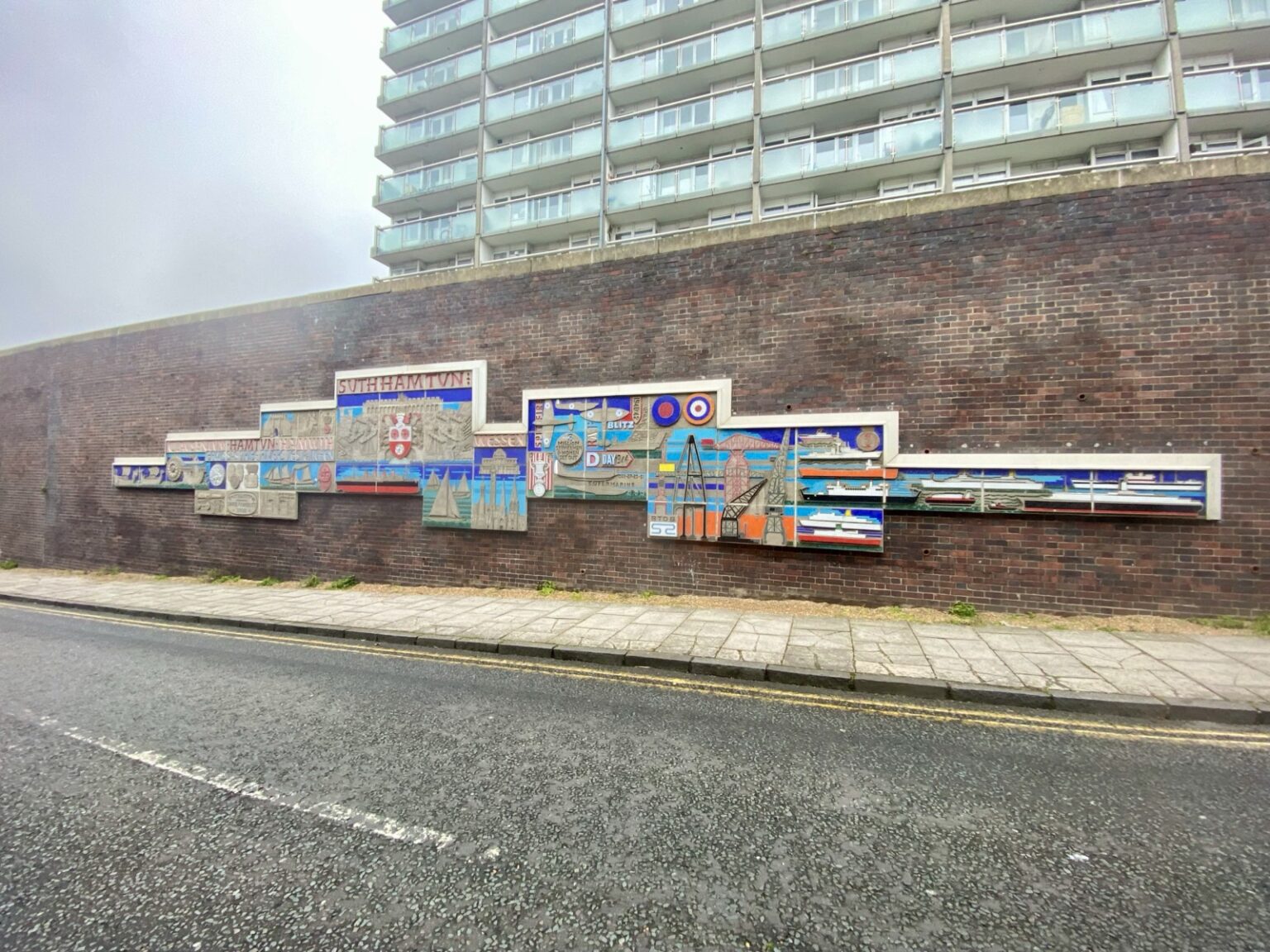 Hamtun Street Mural in Southampton