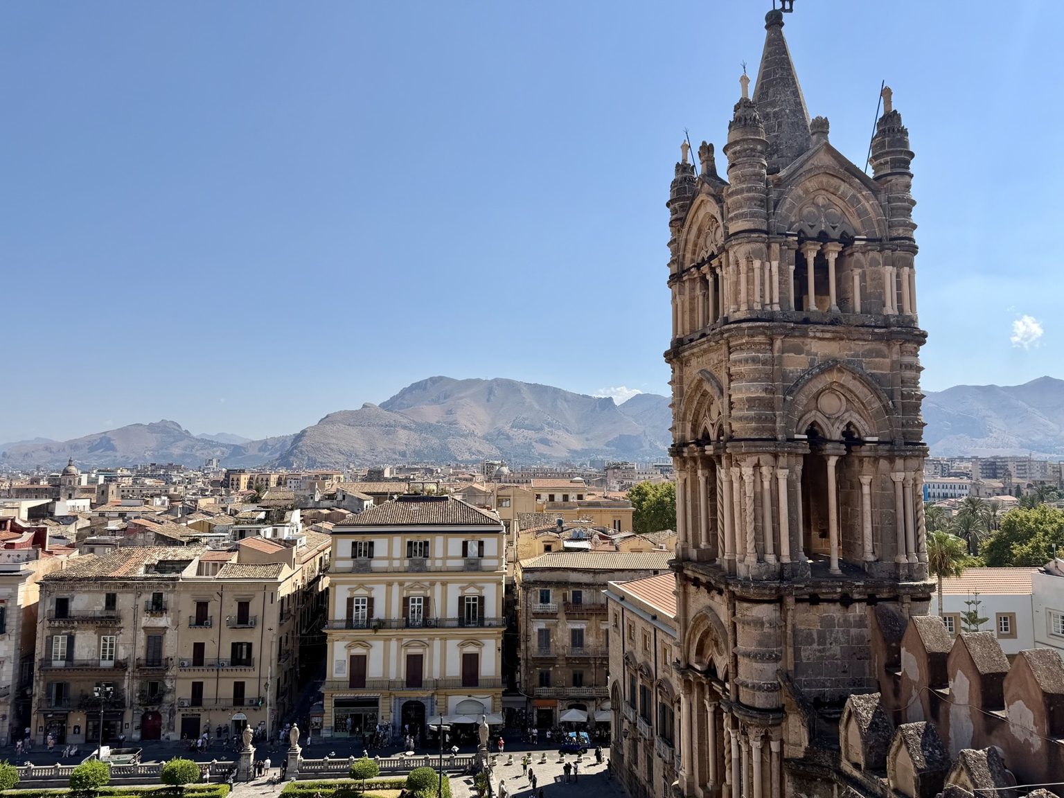 Dach Kathedrale von Palermo