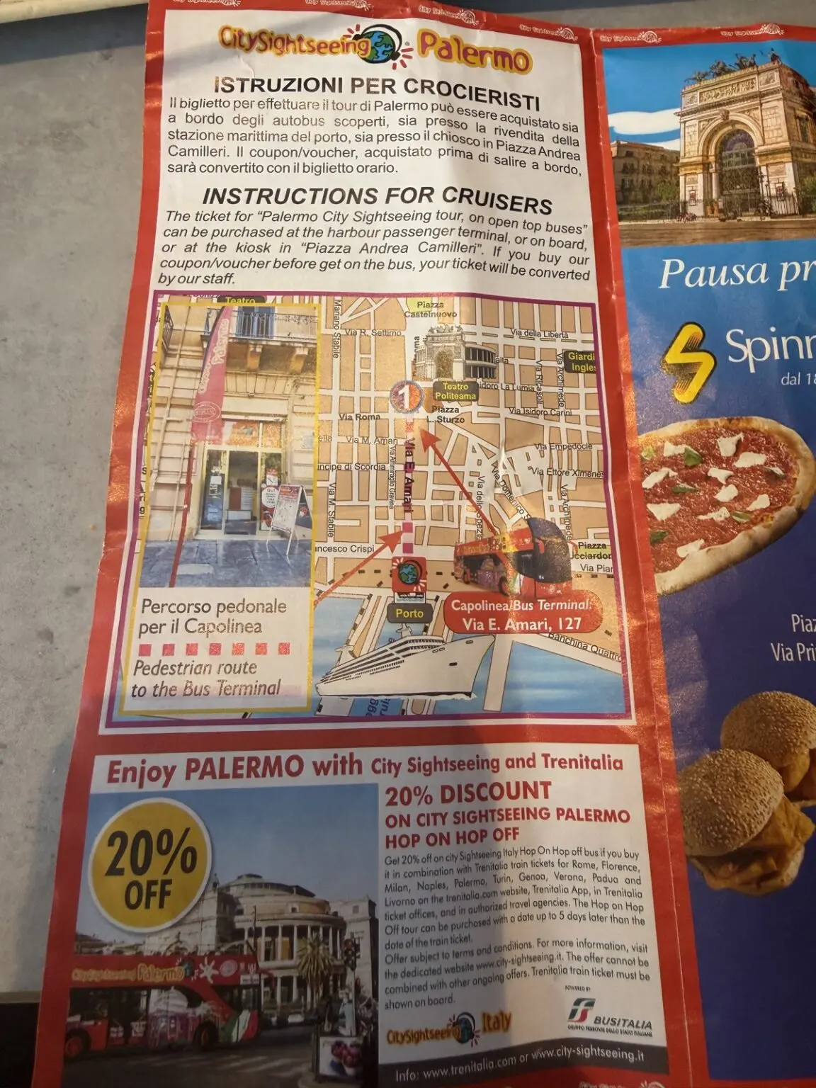 Plan Sightseeing-Bus Palermo