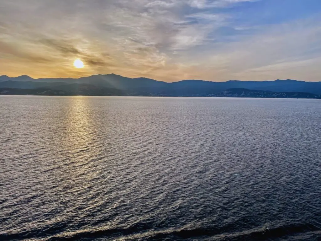 Sonnenaufgang in Ajaccio