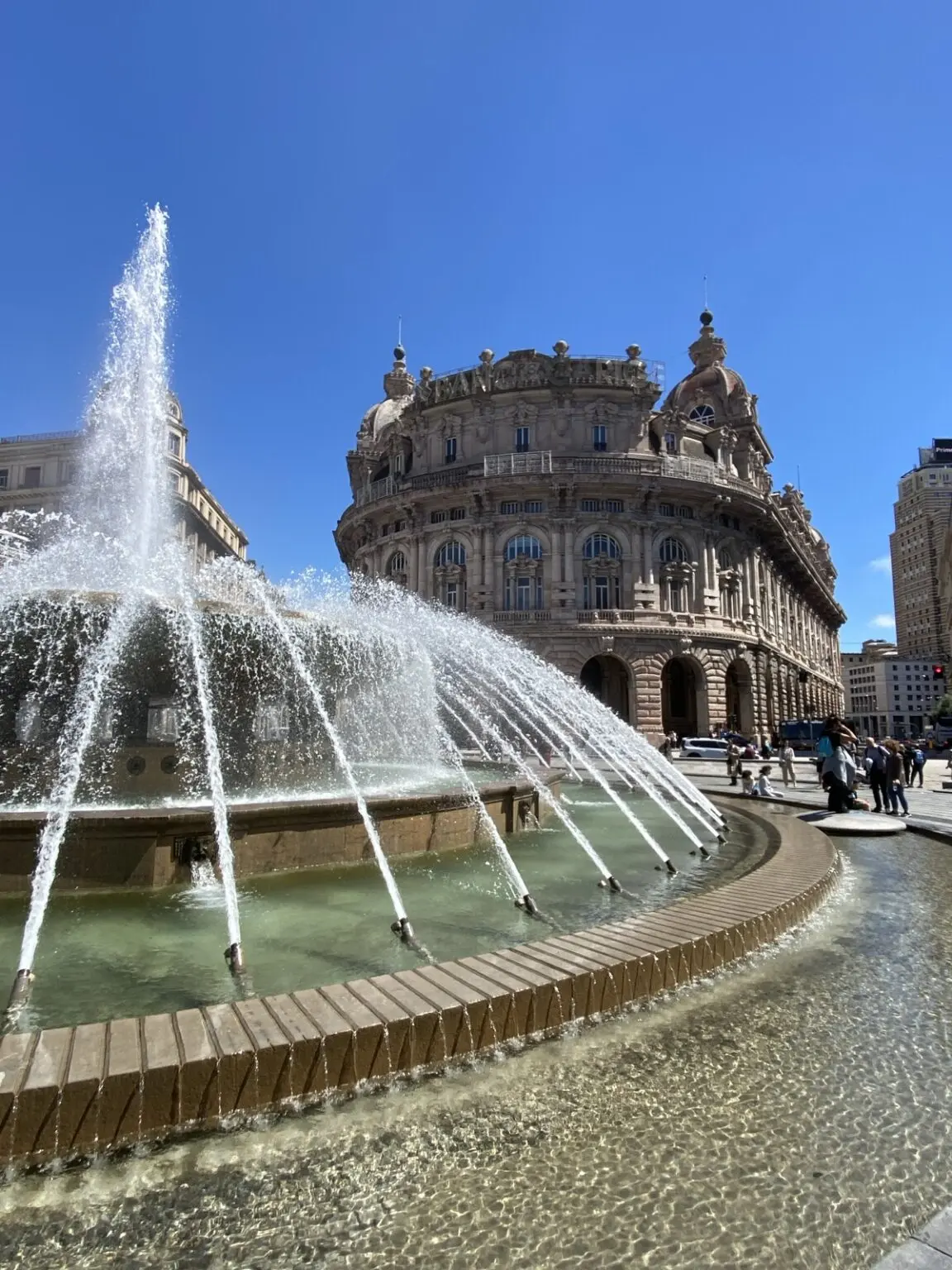 Piazza De Ferrari in Genua