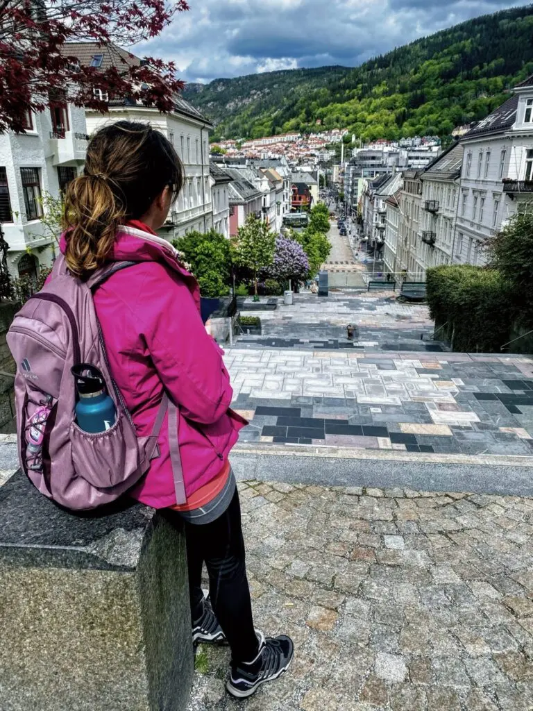 Ausblick von der St. John's Church in Bergen