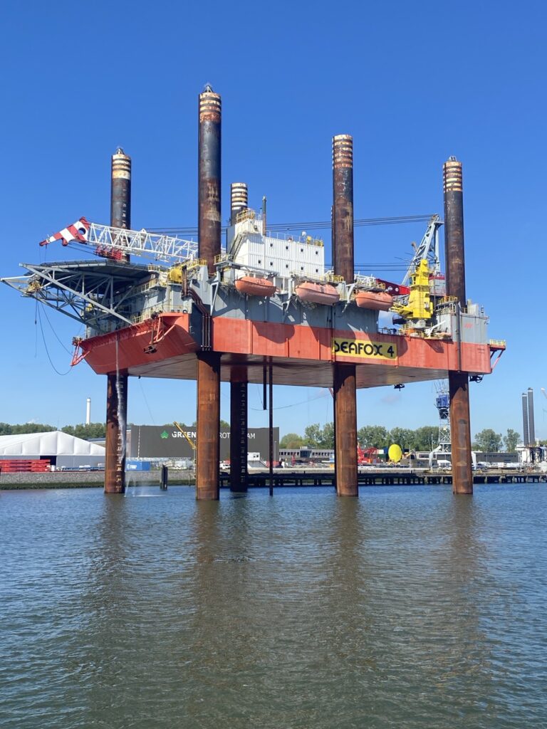 Industriehafen in Rotterdam