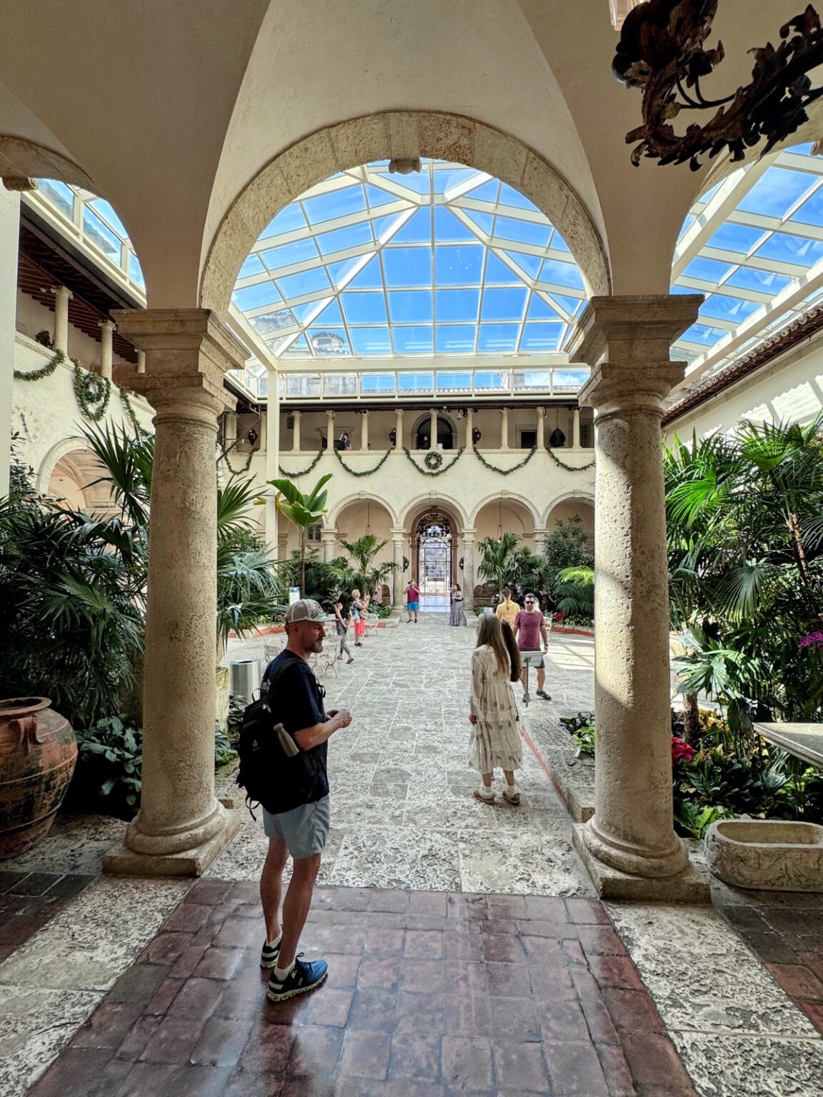 Innenhof Villa Vizcaya Miami