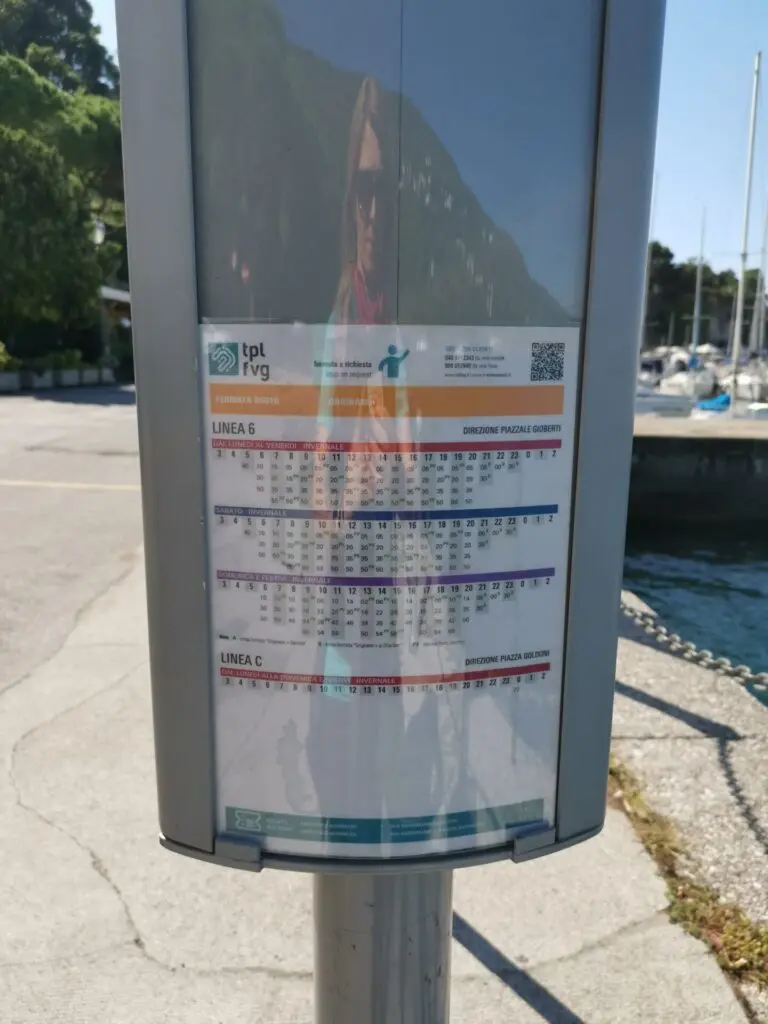 Busfahrplan in Triest