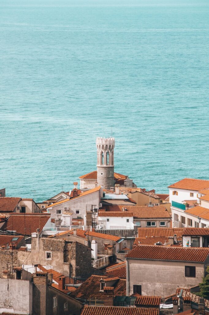 Blick auf Izola in Slowenien