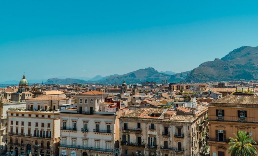 Blick auf die Stadt Palermo