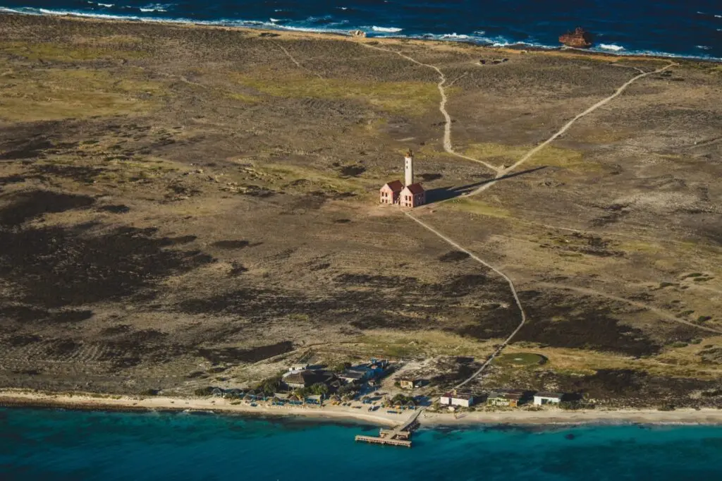 Luftaufnahme von Klein Curaçao