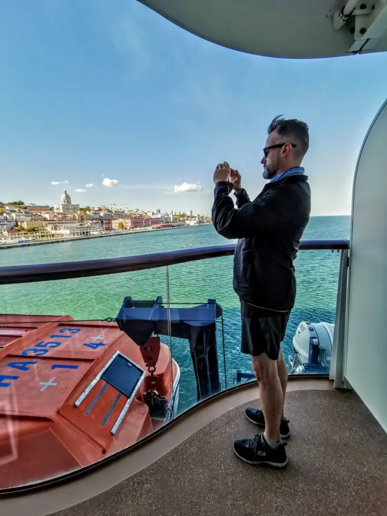 Balkon mit Sichtbehinderung 