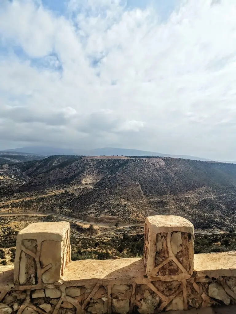 Aussicht von der Kasbah Ruinen - Agadir Oufella in Agadir