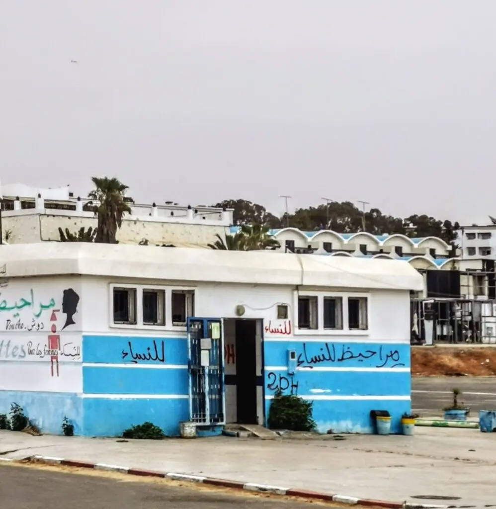Oeffentliche Toilette in Agadir