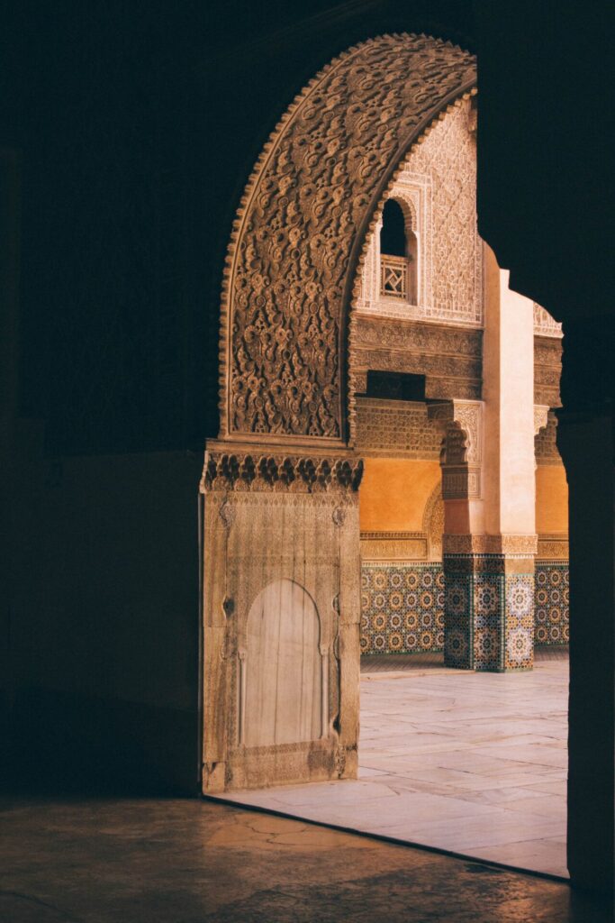 Eingang Moschee 